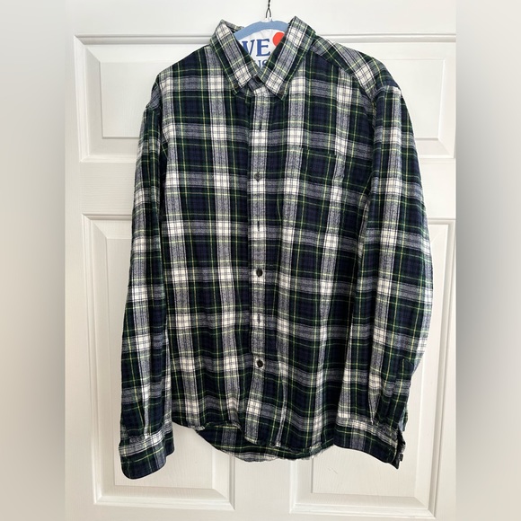 L.L. Bean flannel shirt, EUC - Picture 1 of 3